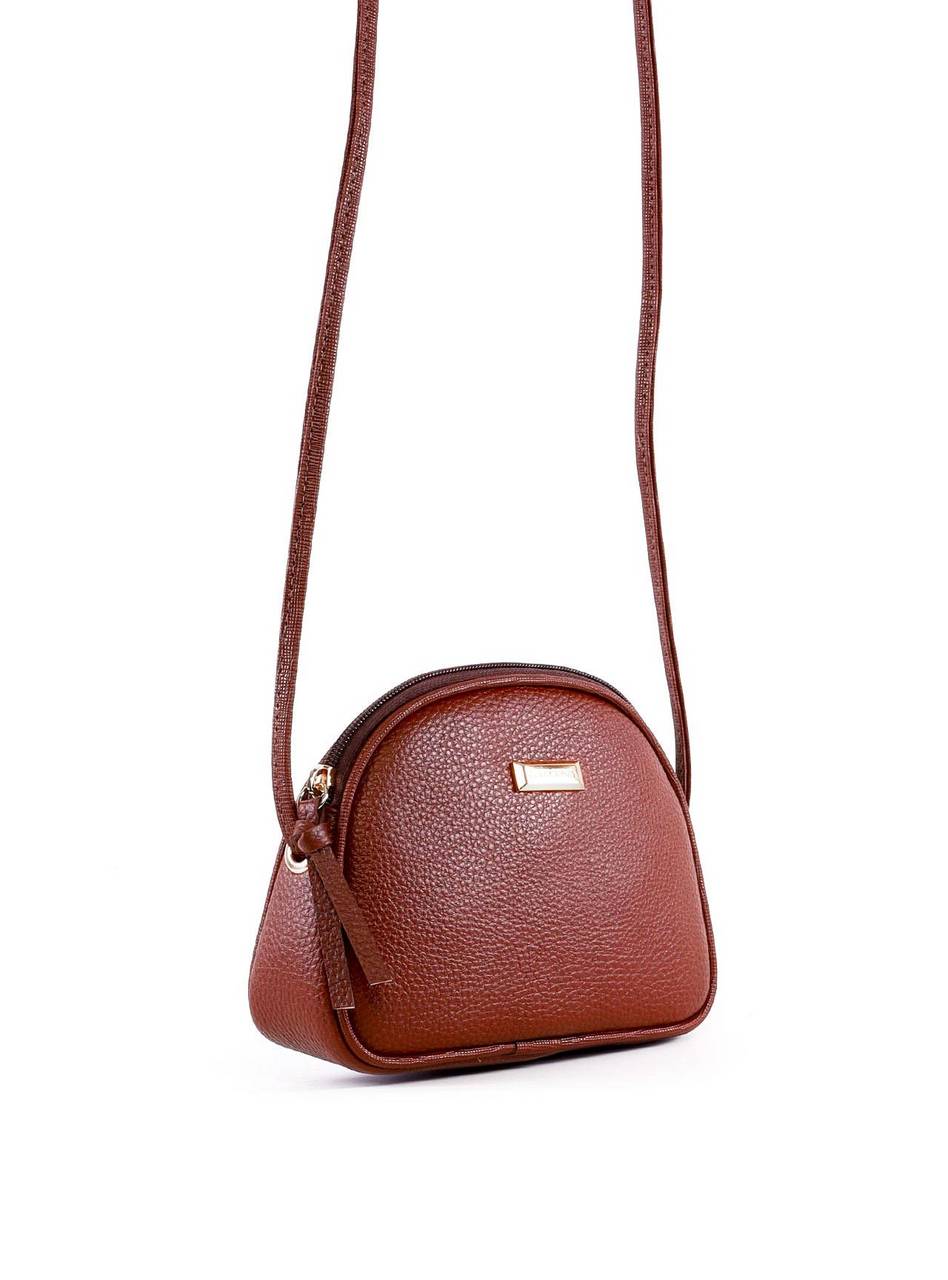 Bolsa Tote Transversal Arredondada - Cacau BSI-6343 - CA