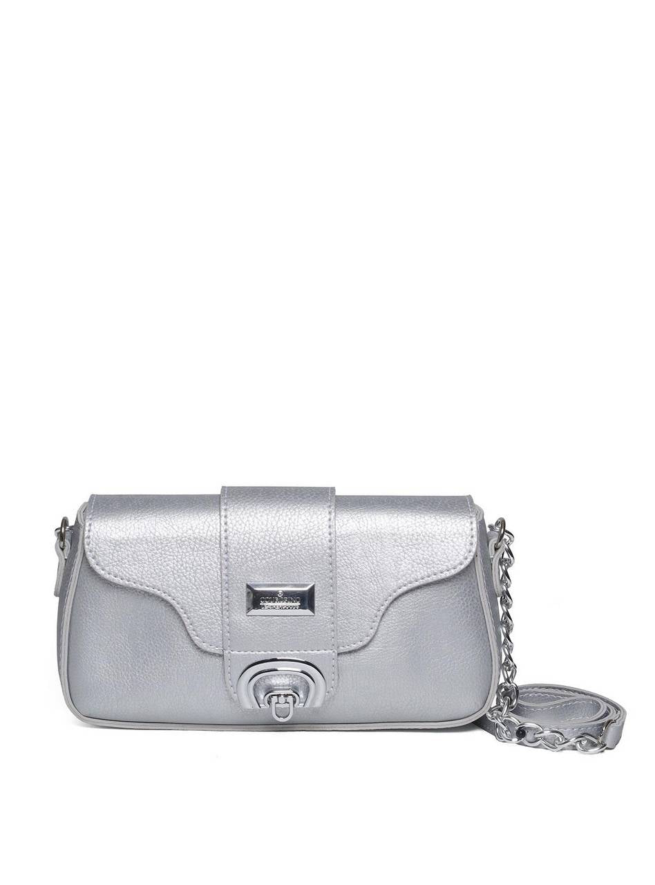 Bolsa Saddle com Alça Transversal em Corrente - Preta BSI-5584 - PT