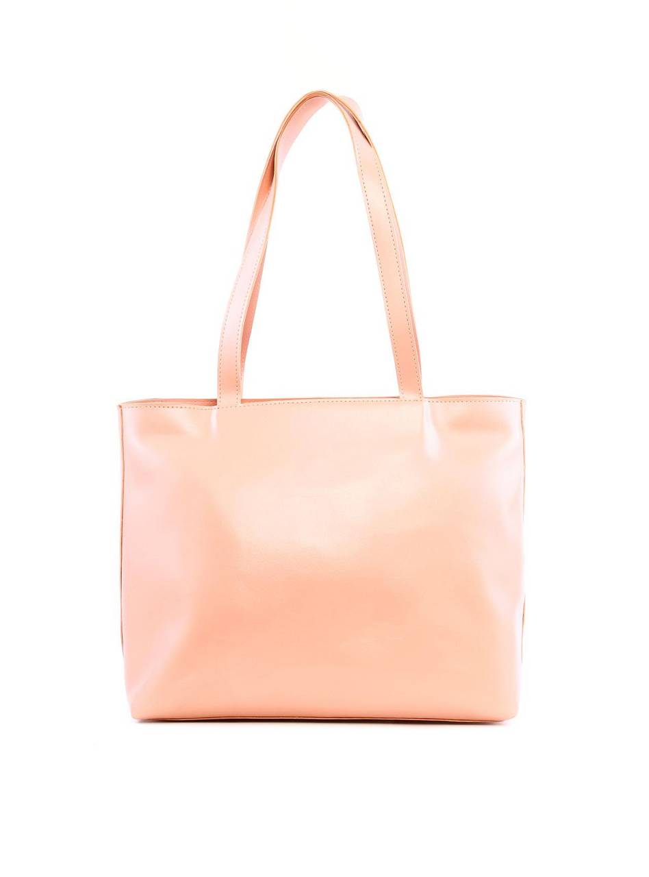 Bolsa Shopper com Bolso Frontal - Nude BSI-6264 - NU