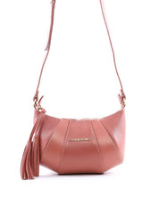 Bolsa Transversal Arredondada Retalhos - Nude BSI-6403 - NU