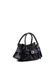 Bolsa Tote Média com Drapeado e Fecho Decorativo BSI-6492 - PR