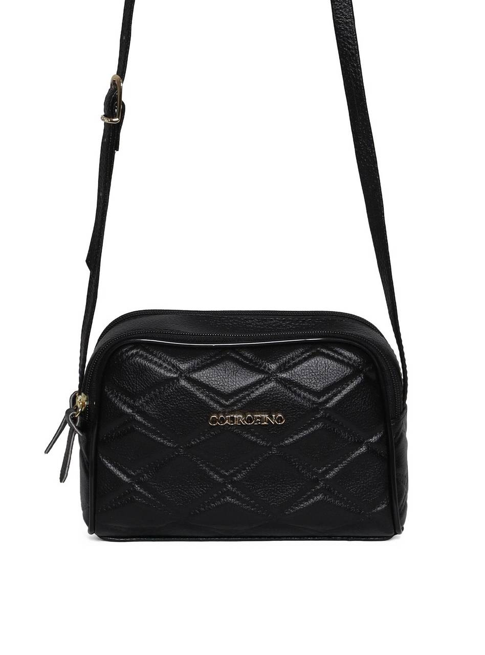 Bolsa Clutch Transversal Pequena - Preta BSI-5469 - PR