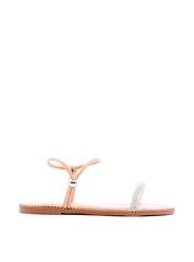 Rasteira de Prender com Strass - Nude SDI-11802 - NU