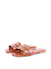 Rasteira Slide com Ilhós - Castor BSI-11799 - CS