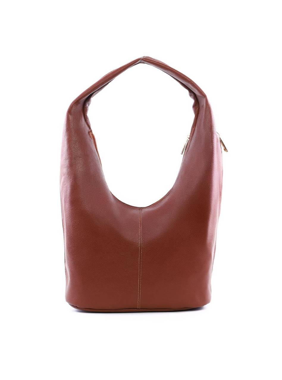 Bolsa Hobo Grande com Bolso Lateral - Castor BSI-6401 - CS