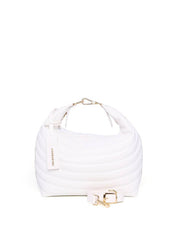 Bolsa Hobo em Matelasse com Fecho em Mosquetão - Branca BSI-6217 - BR