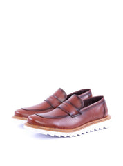 Calçado Masculino Mocassim 45030 em Couro Confort - Castor SP-11659 - CS