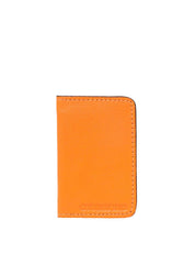 Porta Cartão Unissex Aberto Laranja PRI-025 - LR