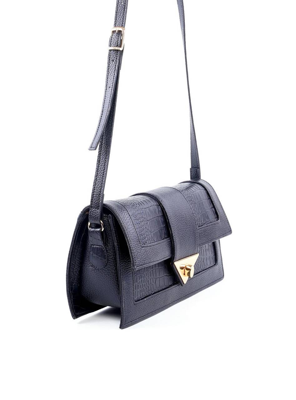 Bolsa Satchel Retangular - Preta BSI-6135 - PR