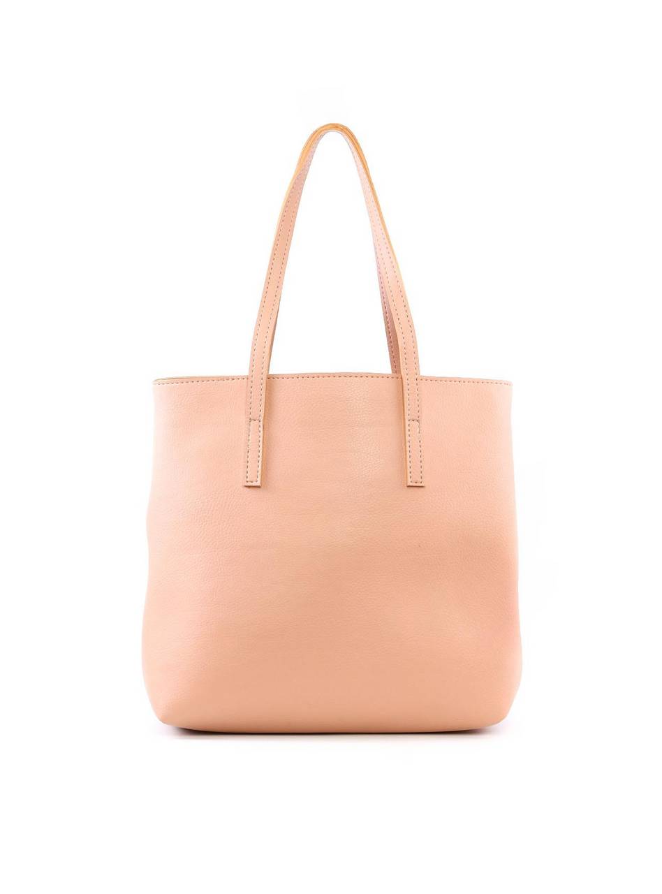 Bolsa Tote Transversal Média Nude BSI-5748 - NU