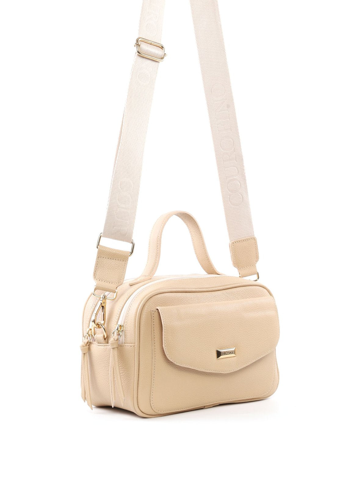 Bolsa Baú Transversal com Alça Dupla e Bolso Frontal BSI-6538 - FE