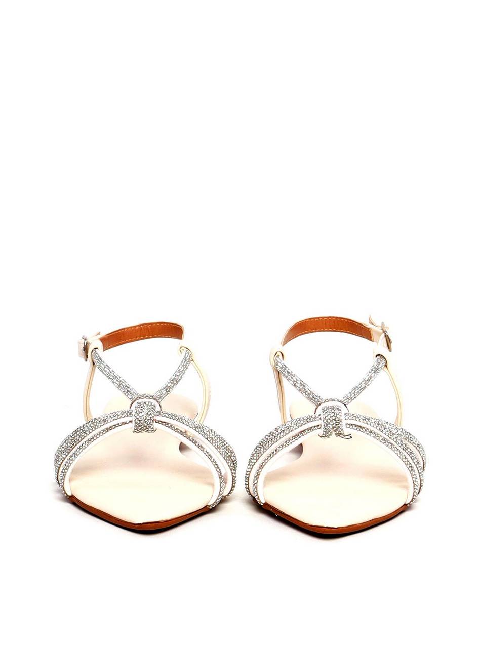 Rasteira Bico Fino com Tira de Strass - Fenno SDI-11937 - FE