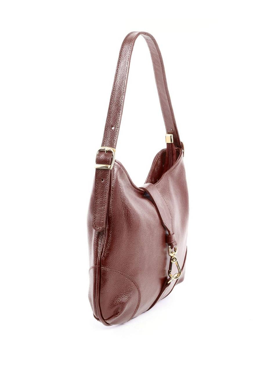 Bolsa Hobo de Mão com Mosquetão - Cacau BSI-6113 - CA