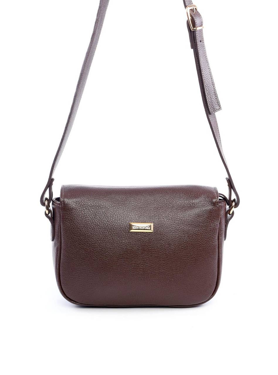 Bolsa Satchel Transversal com Bridão - Cacau BSI-6100 - CA