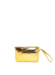Bolsa Clutch Com Zipper de Puxador - Ouro BSI-5385 - AU