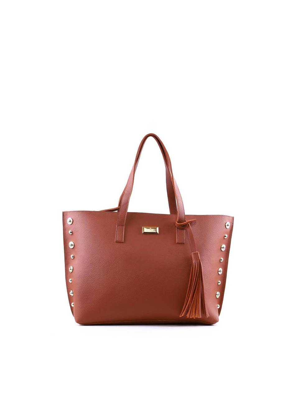 Bolsa Shopper com Barbicacho e Esferas - Castor BSI-6369 - CS