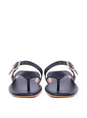 Sandália Feminina Rasteira de Dedo - Preta SDI-11698 - PR