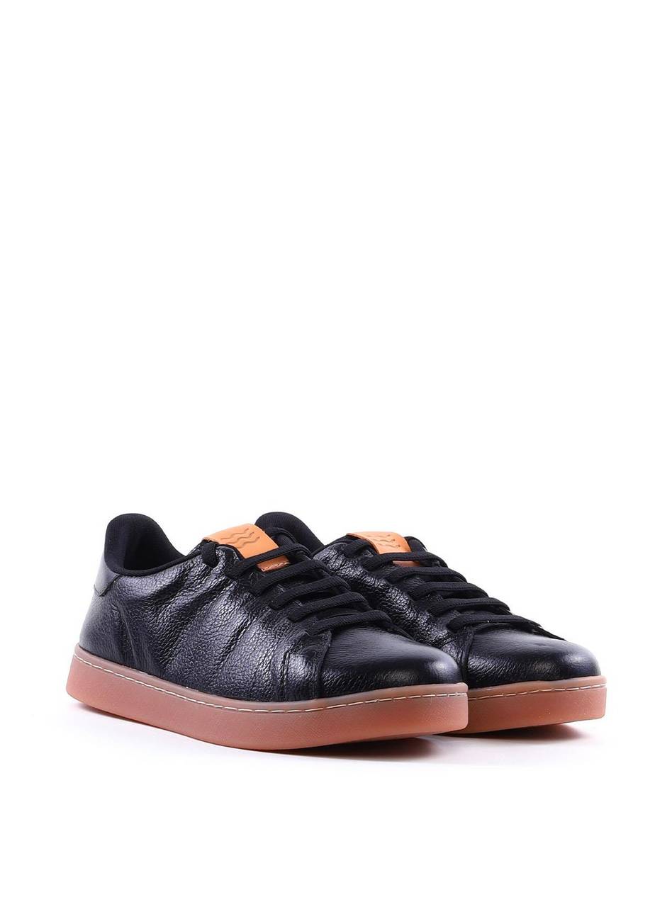 Tênis Casual em Couro - Preto SP-12029 - PR