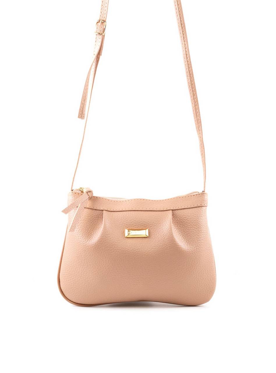 Bolsa Clutch Pequena Transversal Nude BSI-5749 - NU