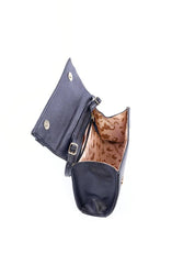 Bolsa Satchel Transversal com Fivelas - Preta BSI-6112 - PR