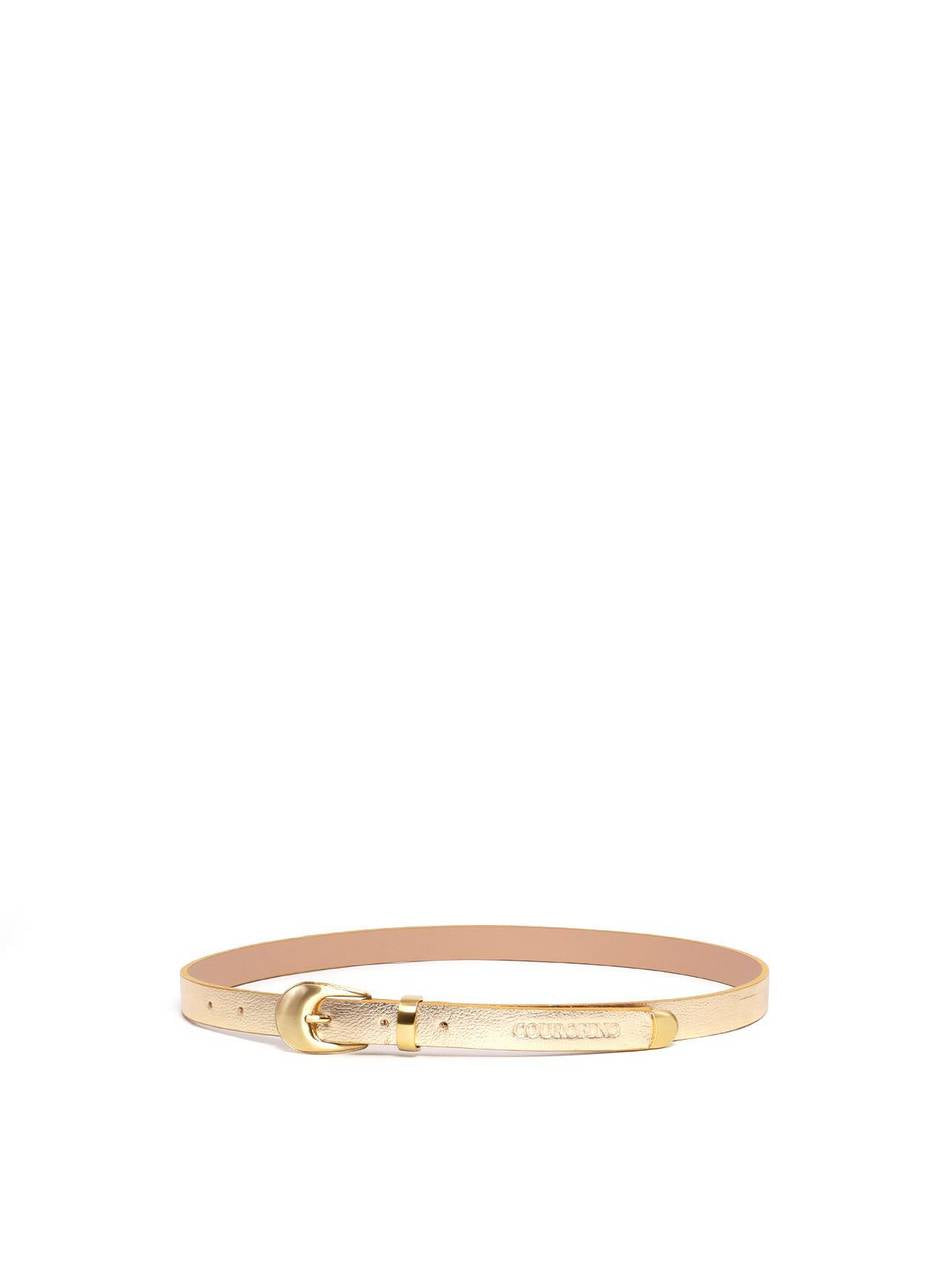 Cinto Feminino com Fivela Arredondada - Ouro CTI-1006 - AU