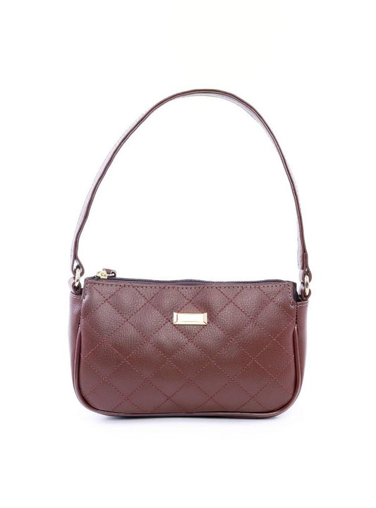 Bolsa Clutch Tiracoloco Metalasse Frente e Verso - Cacau BSI-5890 - CA