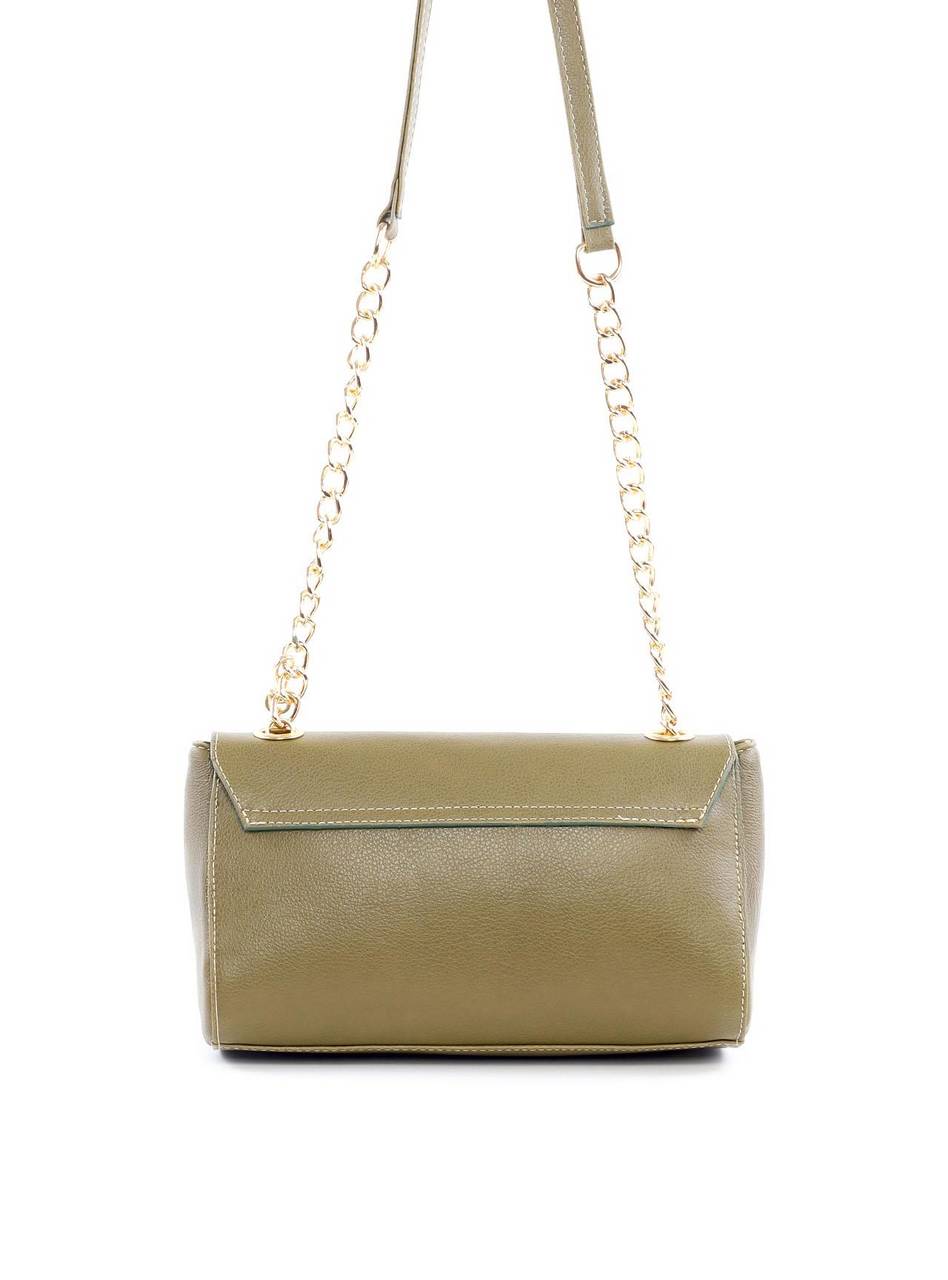 Bolsa Satchel com Tampa e Porta Batom - Verde BSI-6188 - VD
