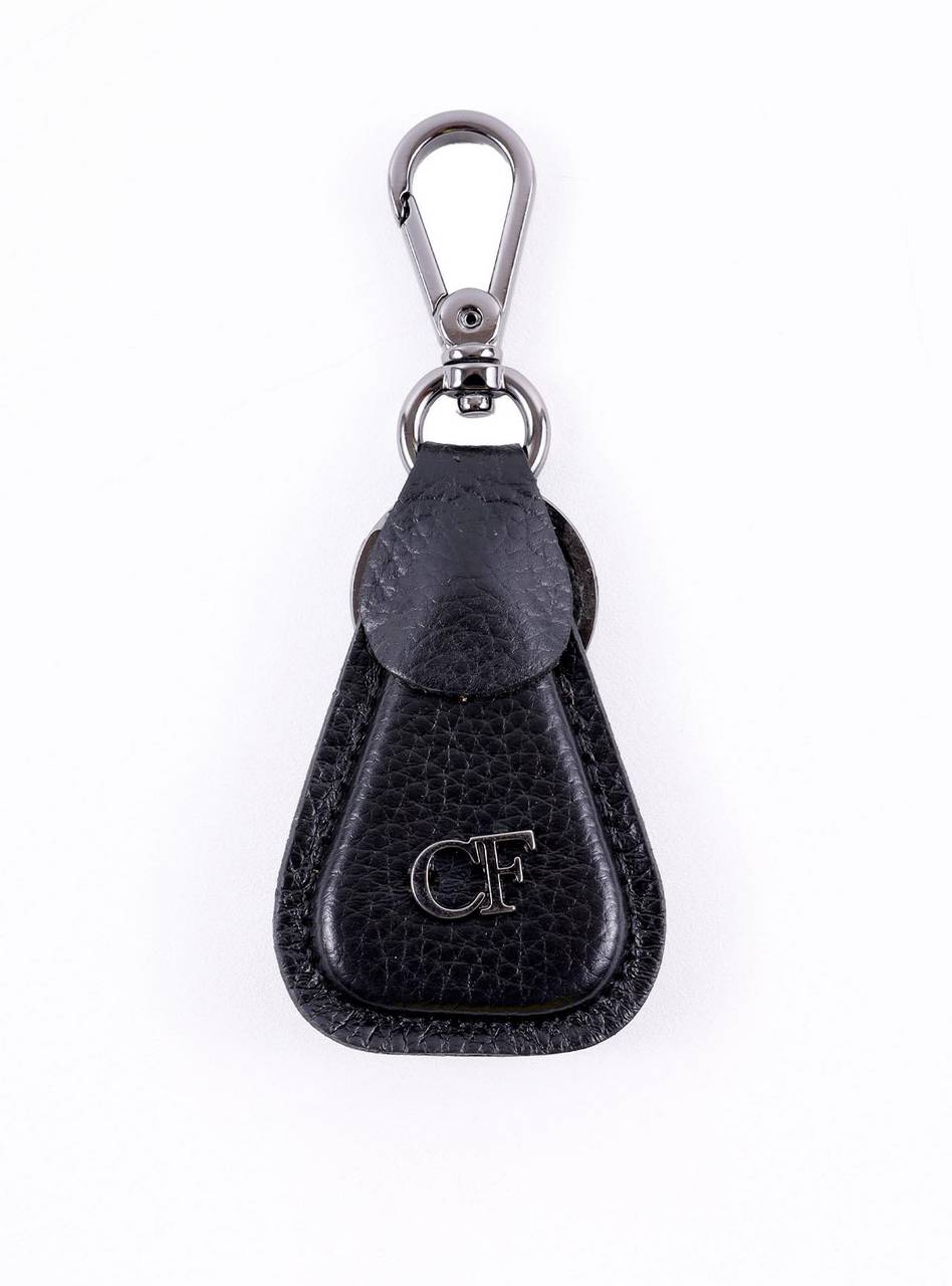 Chaveiro Unissex Sino com Placa CF - Preta CVI-173 - PR