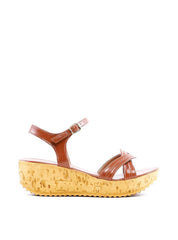 Sandália Anabela com Tira Pespontada - Castor SDI-11898 - CS