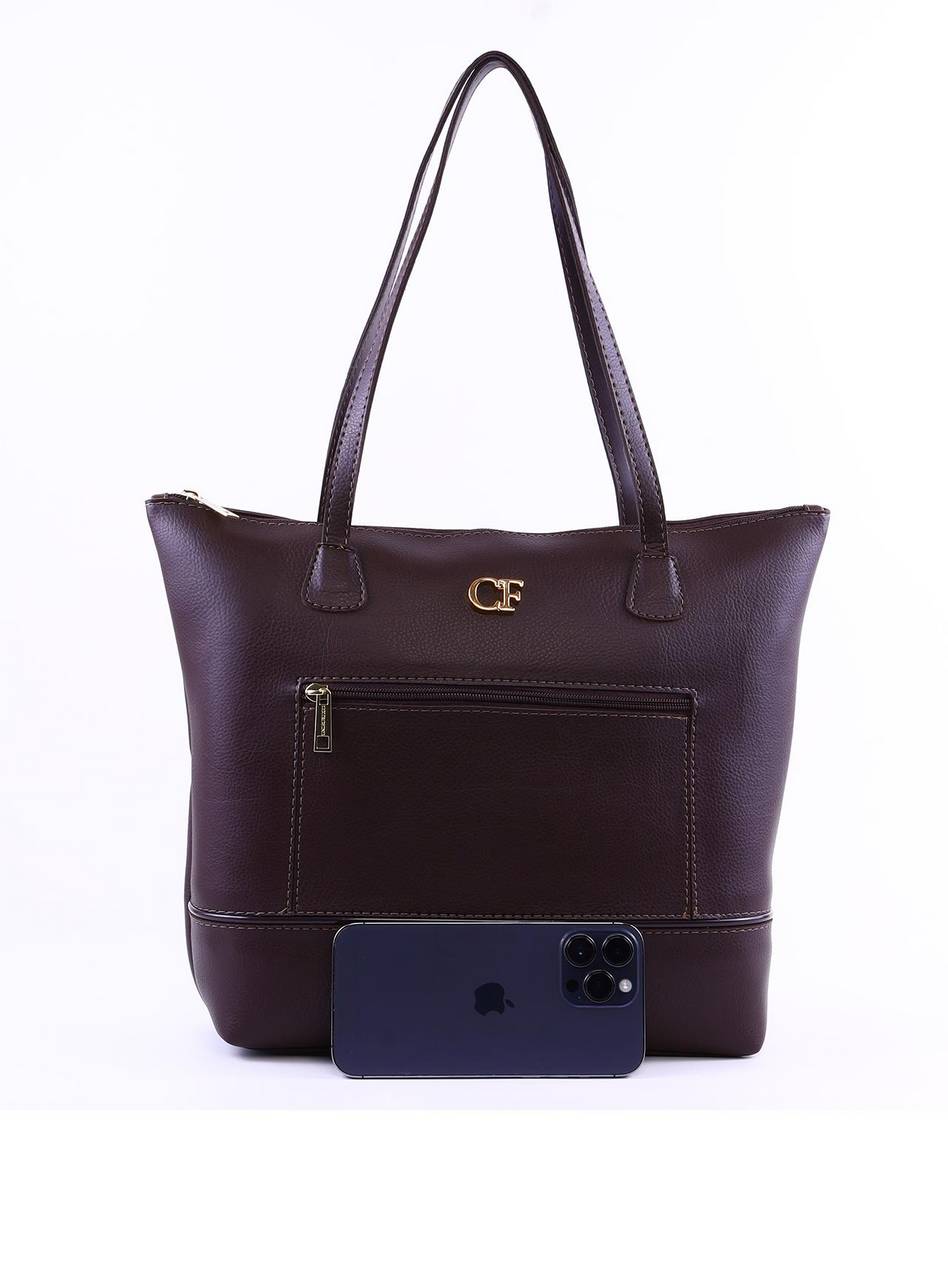Bolsa Shopper Tiracolo com Frizo - Cacau BSI-6373 - CA