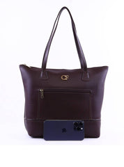 Bolsa Shopper Tiracolo com Frizo - Cacau BSI-6373 - CA
