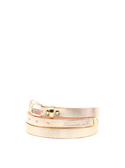 Cinto Feminino com Fivela Arredondada - Ouro CTI-1006 - AU