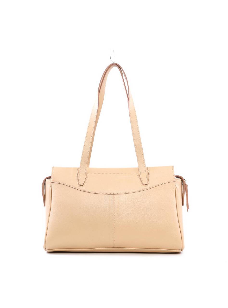 Bolsa Tote Média com Recortes - Nude BSI-6453 - NU