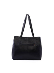 Bolsa Shopper Grande Couro Divisórias Preta BSI-5686 - PR