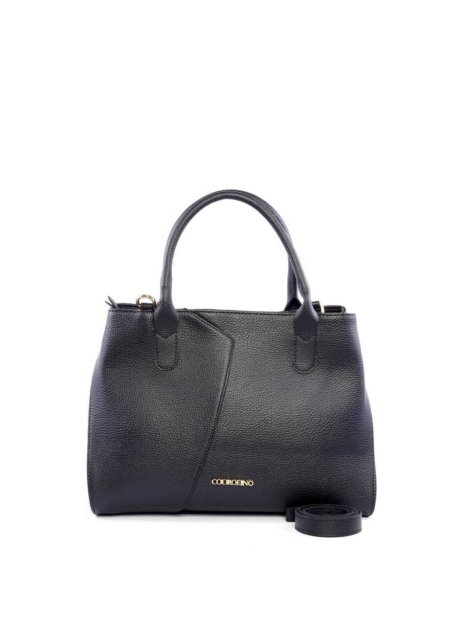 Bolsa Tote com Alça Dupla - Preta BSI-6173 - PR