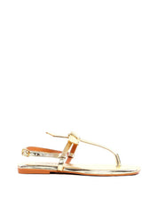 Rasteira com Laço Lateral - Ouro SDI-11946 - AU