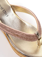 Tamanco Plataforma Alto com Tira de Strass BSI-12222 - AU
