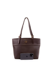 Bolsa Shopper Detalhe Costura e Alça Fivelas - Cacau BSI-6376 - CA