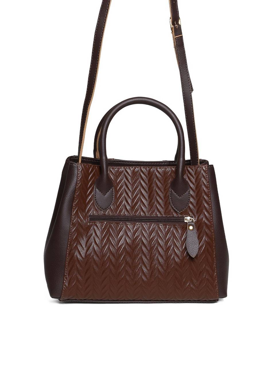 Bolsa Tote Mão Transversal Pequena - Cacau BSI-5766 - CA