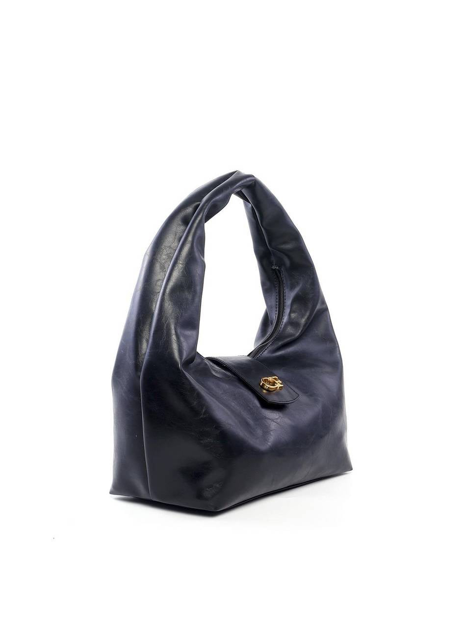 Bolsa Hobo com Placa CF - Preta BSI-6170 - PR