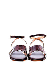 Rasteira Recorte H Fecho Fivela - Cacau SDI-11987 - CA