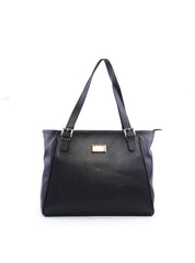 Bolsa Tote com Maxi Fivelas Frontais - Preta BSI - 6180 - PR