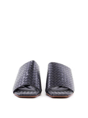 Tamanco Salto Bloco em Tressê - Preta SDI-11949 - PR