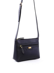 Bolsa Carteiro Transversal com Bolso Frontal - Preta BSI-6191 - PR