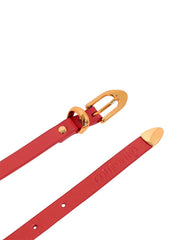 Cinto Casual Feminino Couro Vermelho CTI-930 - VE