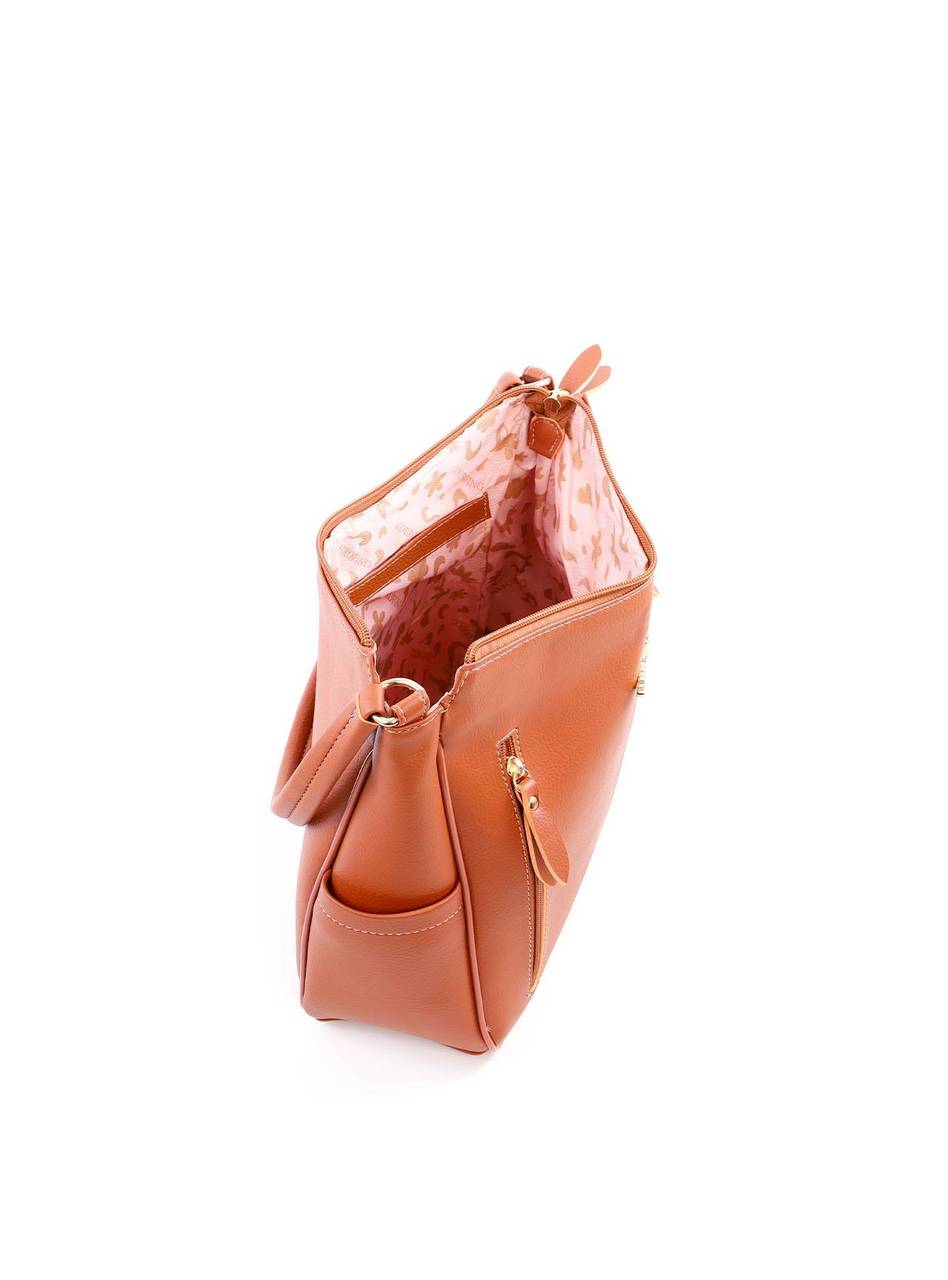 Bolsa Hobo de Mão com Dois Bolsos Verticais - Castor BSI-6058 - CS