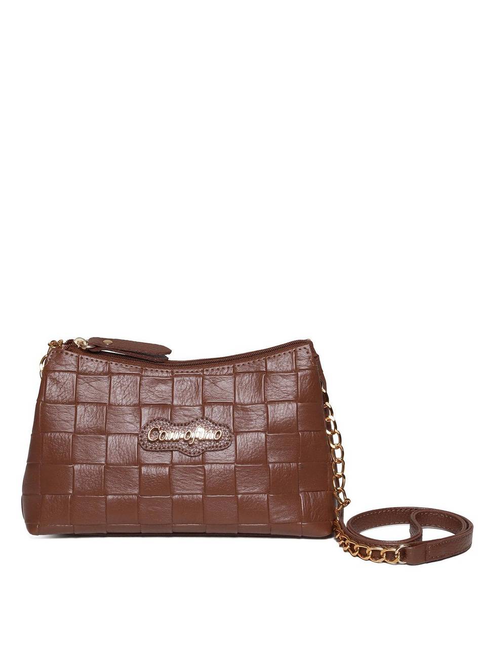 Bolsa Clutch Pequena Transversal Cacau BSI-5753 - CA