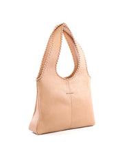 Bolsa Hobo Estilo Whipstitch - Nude BSI-6406 - NU