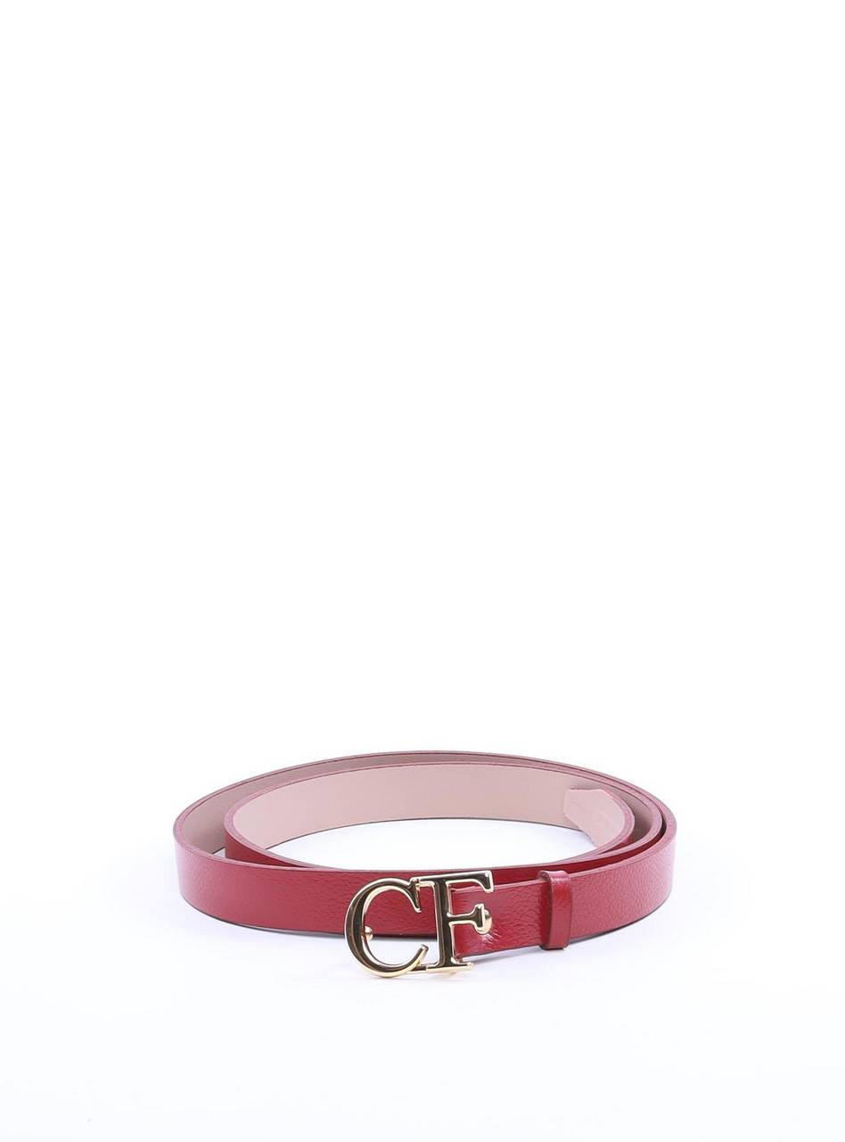 Cinto Feminino em Couro com Passador - Vermelha CTI-978 - VE