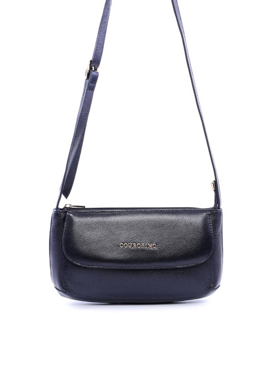 Bolsa Saddle Transversal com Bolso Frontal Preta BSI-5959 - PR